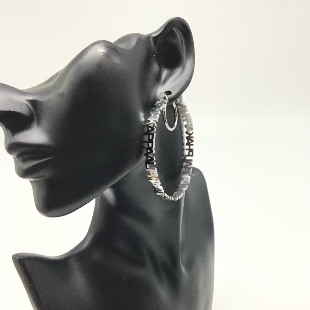 Alpha Kappa Alpha Custom Earrings/SILVER